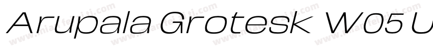 Arupala Grotesk W05 Ultra It字体转换